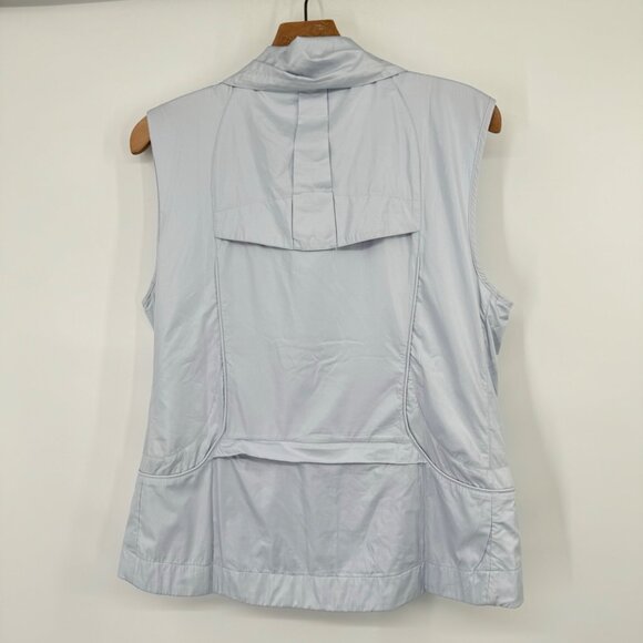 Soma Intimates Women's Light Blue  Zip-Up Vest vented Pockets sz  Medium new $69 - Picture 7 of 8